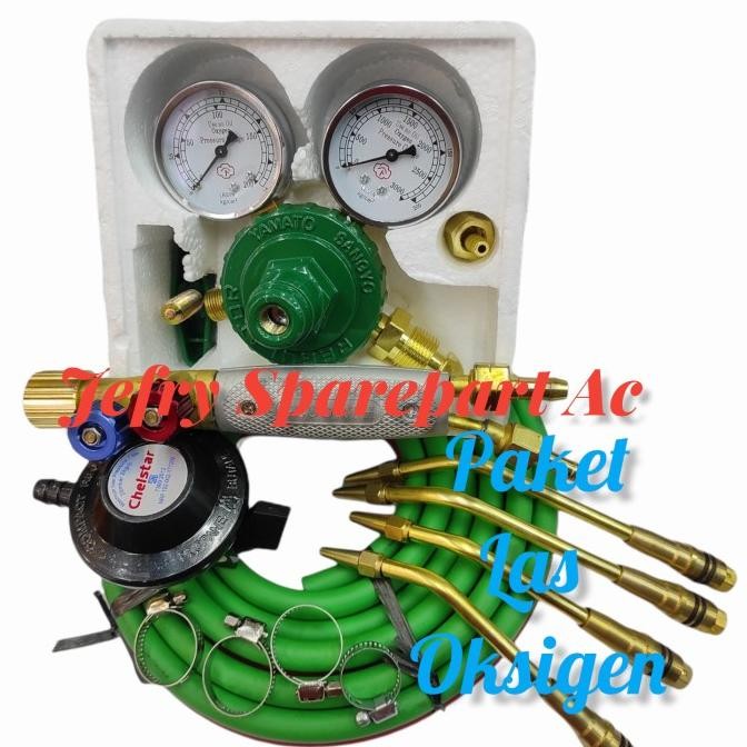 Paket Alat Las Oksigen Gloortorch Tanpa Oksigen Dan Lpg 5Macam New Stok