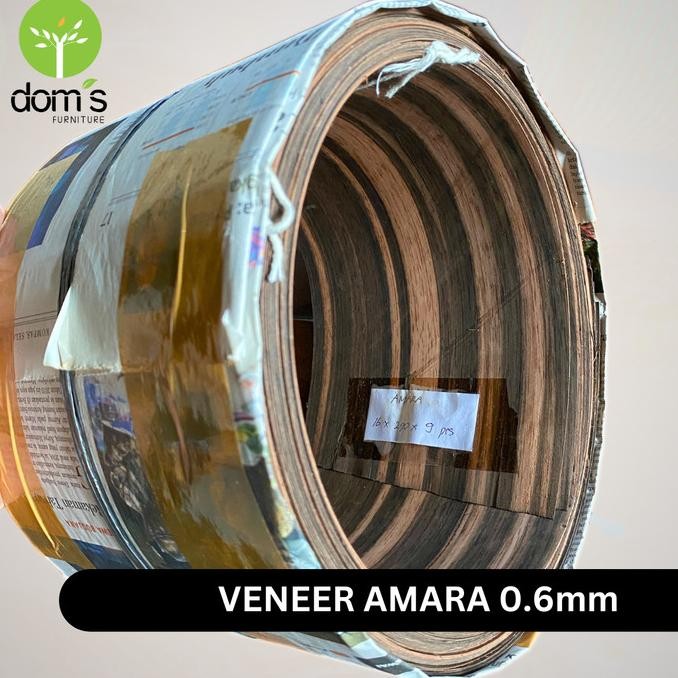 #####] Dom's Veneer Kayu/Wood Veneer Amara 0.6mm Bahan/Material Kayu Asli