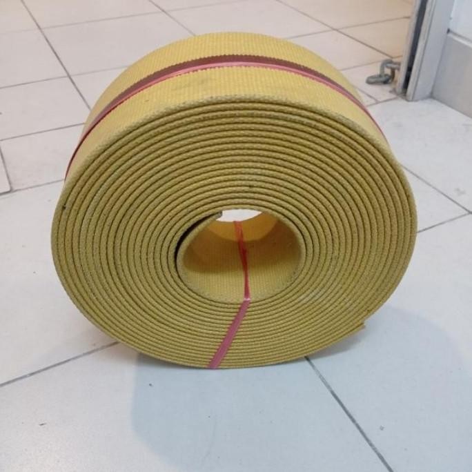 

Terlaris Best Ban Mesin Flat Transmission Belt Kuning 4 Inch X 4 Ply Belt Gilingan Padi