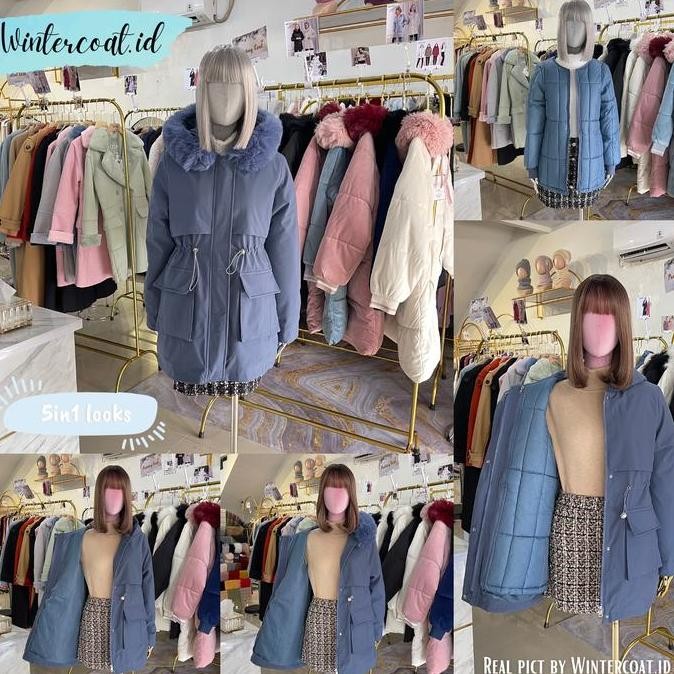 NADIN winter coat 5 in 1 mantel musim dingin wanita hangat gunung bromo autumn premium LAT