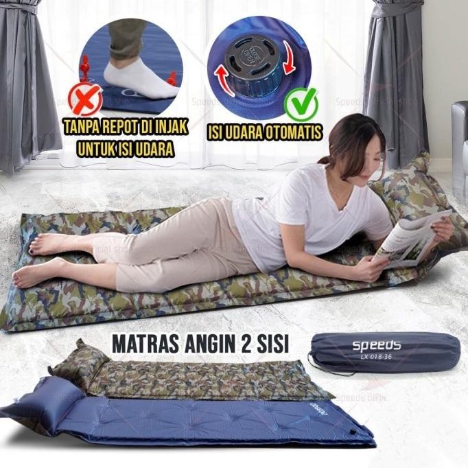 Matras Angin Kasur Tiup Matras Camping Outdoor Sleeping Pad ICAN
