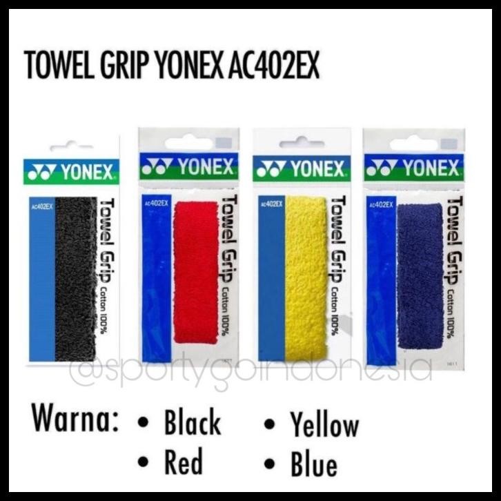 GRIP BADMINTON YONEX HANDUK AC402EX | TOWEL YONEX AC 402 EX | GRIP KAIN