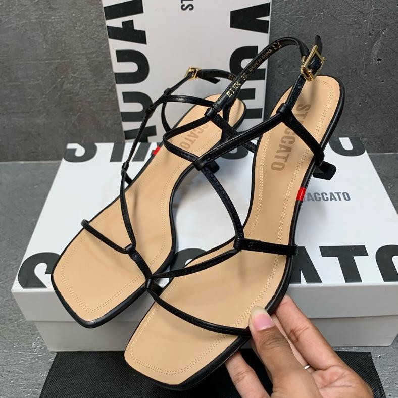 Best Sepatu Heels Staccato Sandal Wanita Original 100%