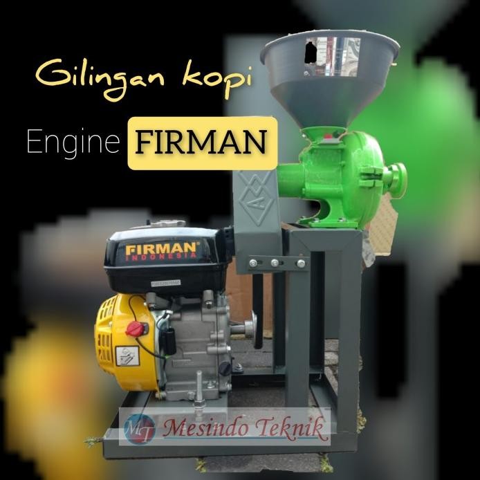

Terlaris Mesin Giling Kopi Tepung Beras + Engine Firman 6.5Pk