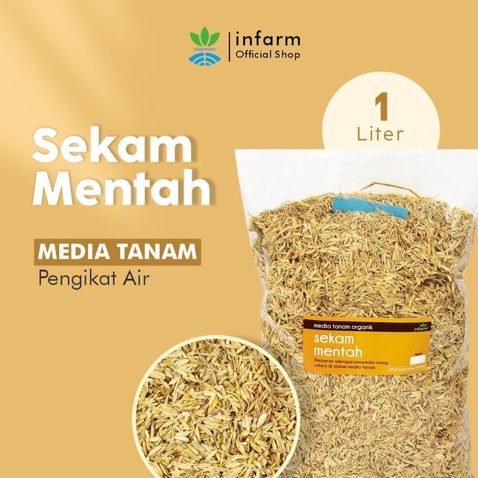 

Terlaris Sekam Padi Kering 1L Bonus Label Tag Untuk