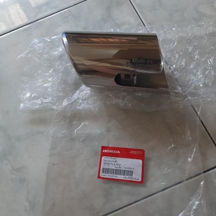 Muffler Finisher Cover Knalpot Crv Turbo 2018 2019 2020 2021 2022 Ori Termurah