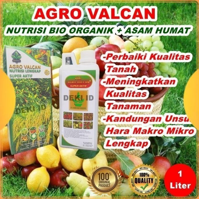 

Terlaris Agro Valcan 1 Liter Pupuk Organik Cair Plus Asam Humat Nutrisi Hayati Hara Makro Mikro Lengkap