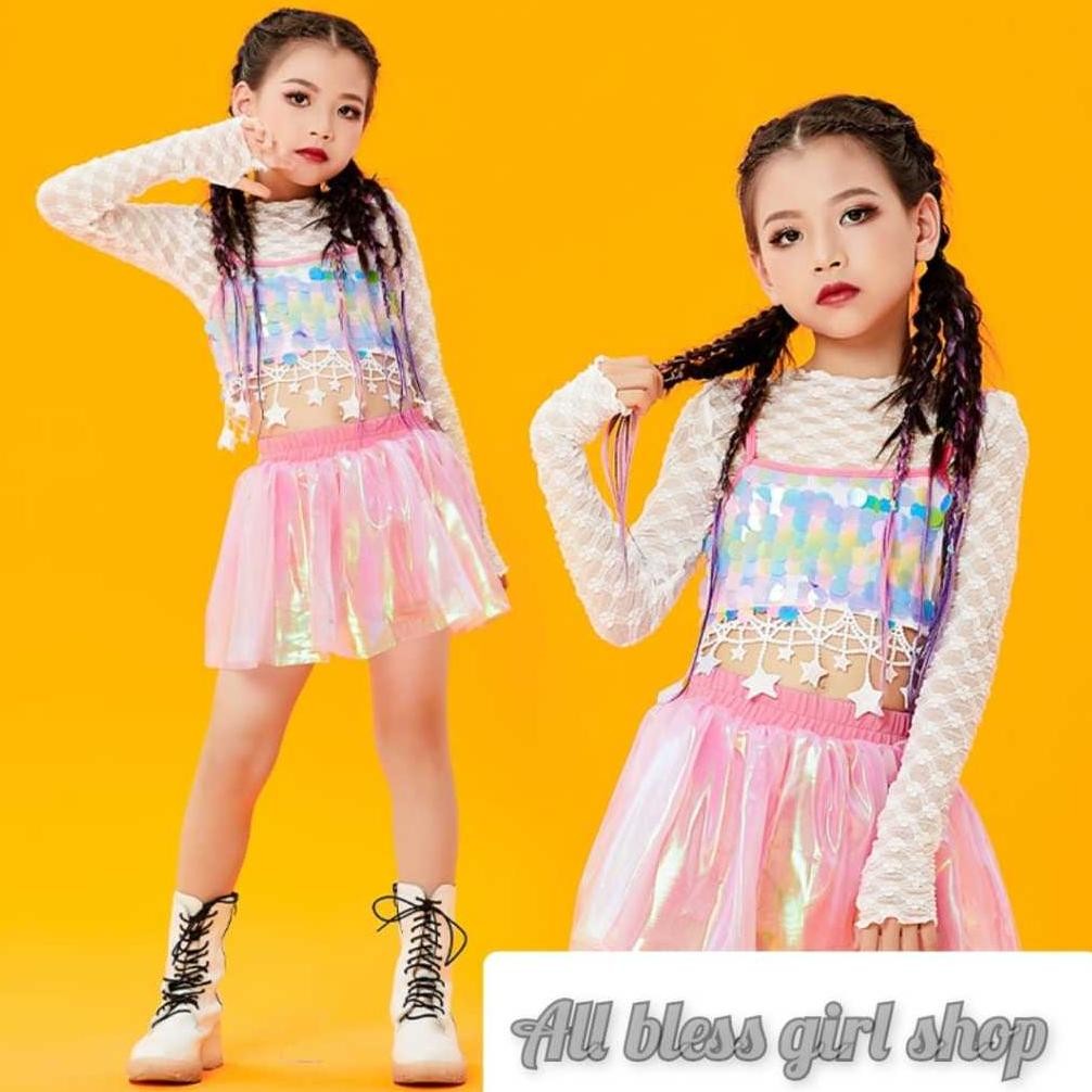 New Baju Anak Kostum Dance K-Pop Hip-Hop 0001K Polyester