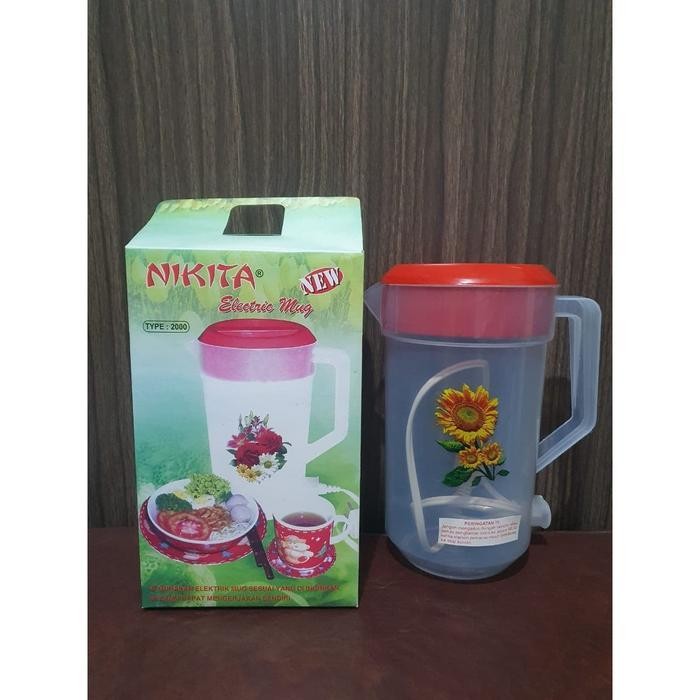 [2 L] Teko Listrik Plastik Nikita Teko Pemanas Air Electric Mug 2Liter