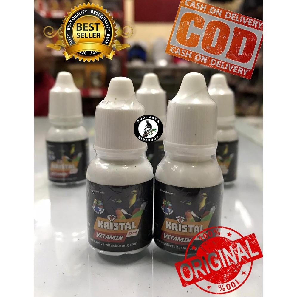 Eqw-68 Rwet-23 Vit Kristal Jamu Vitamin Doping Metabolis Semua Burung Gacor Juara Murai Pleci Kacer 
