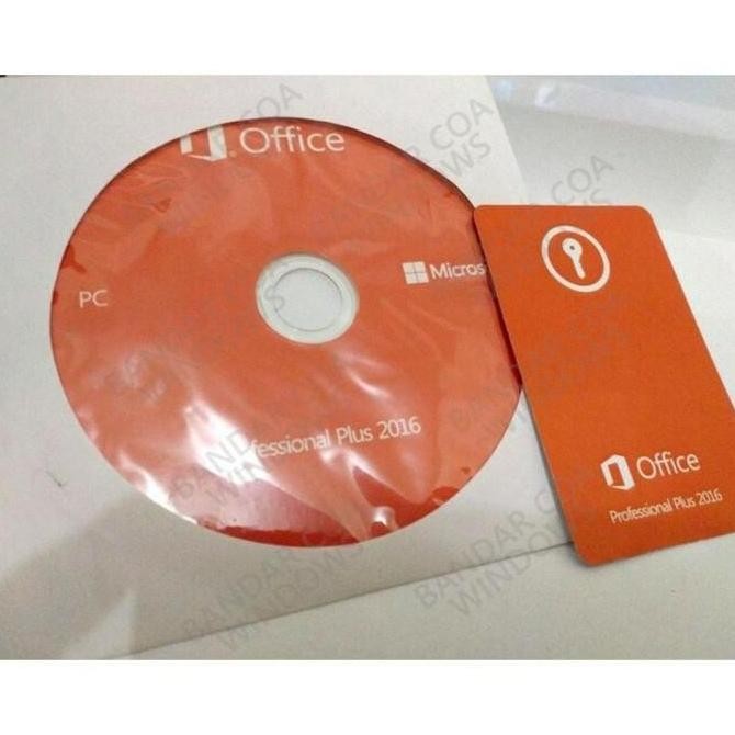Product Key Card- Office 2016 Pro Plus. Original COA Key Card