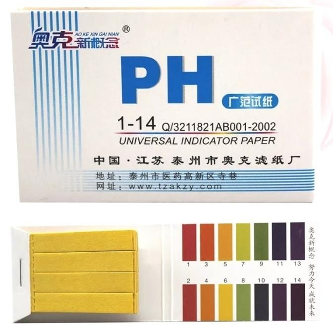 siap kirim] Kertas Lakmus Litmus Alat Tes Ukur pH Meter Air Minum Kolam Akuarium