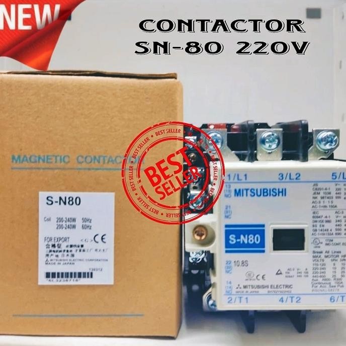 kontaktor SN 80 MITSUBISHI SN80 220V