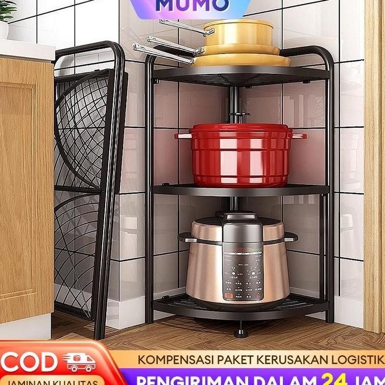 Rak Dapur Lipat Rak Panci Rak Bumbu  Rak Sudut Rak Kamar Mandi Rak Penyimpanan Serbaguna