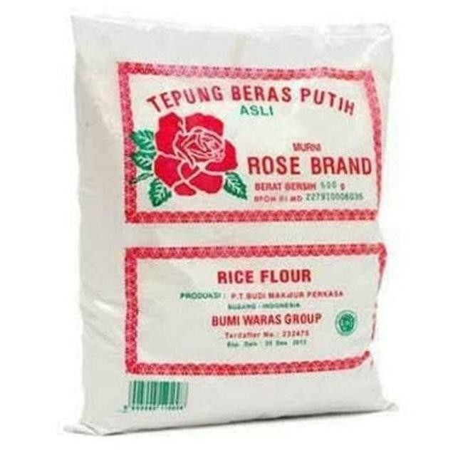 

Terlaris Tepung Beras Rose Brand 500Gr