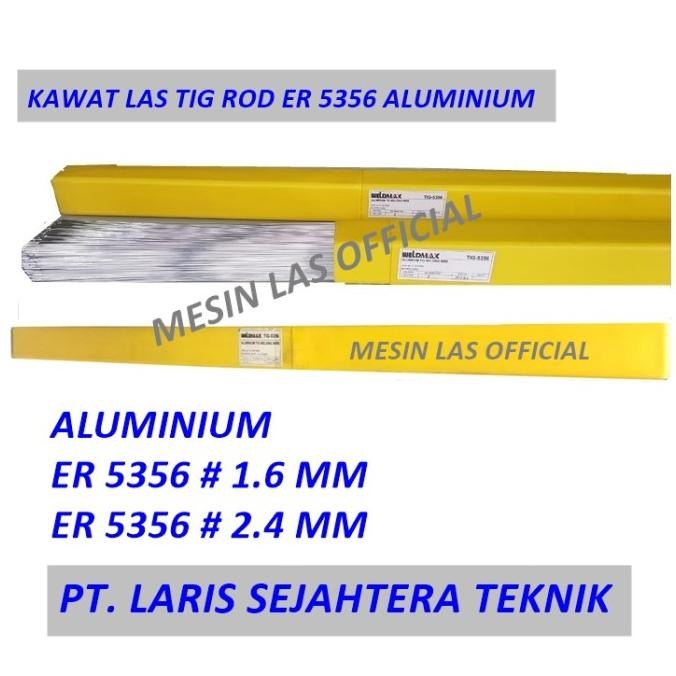 Kawat Las Aluminium 5356 - Tig Rod Aluminium 1.6 Mm New Stok