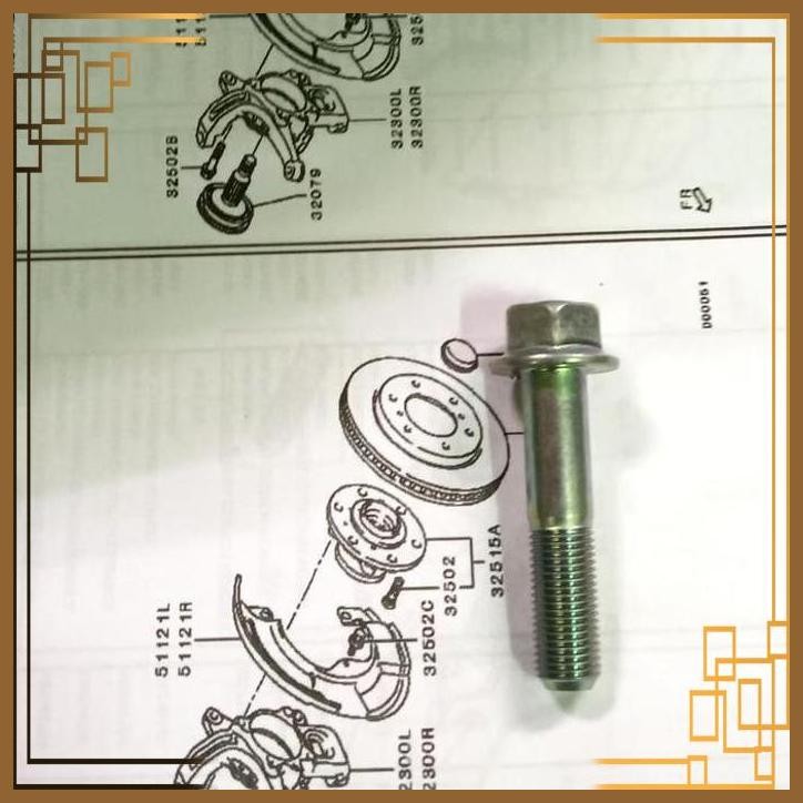 [PJT] BAUT RODA KNUCKLE PAJERO SPORT STRADA TRITON