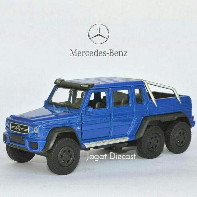 Welly Mercedes Benz G 63 6x6 Blue Skala 34 39