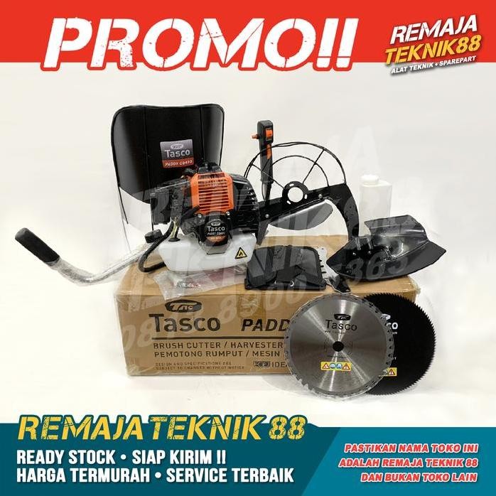 

Terlaris Mesin Pemotong Padi / Tasco Cg 430 / Paddy Reaper Alat Potong Padi 2Tk