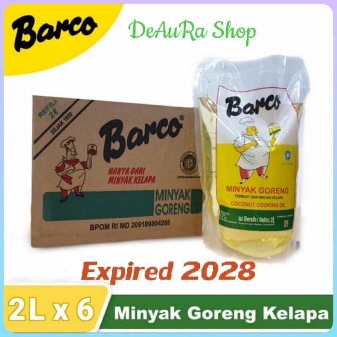 

EXP LAMA MINYAK GORENG BARCO 2L X 6 (1 KARTON)