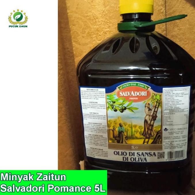 

EXP LAMA MINYAK ZAITUN SALVADORI POMANCE 5L/POMANCE OLIVE OIL