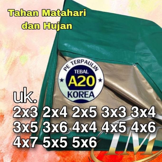 

Terlaris Terpaulin Terpal A20 Tebal Anti Air Ukuran 2X3 2X4 2X5 3X3 3X4 3X5 3X6 4X4 4X5 4X6 4X7 5X5 5X6 Meter Plastik Tali Korea Jemur Padi Tebal