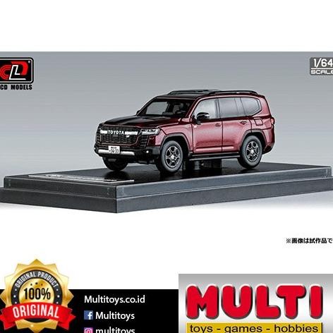 LCD64027-GR 1:64 TOYOTA LC300-GR SPORT RED 02219