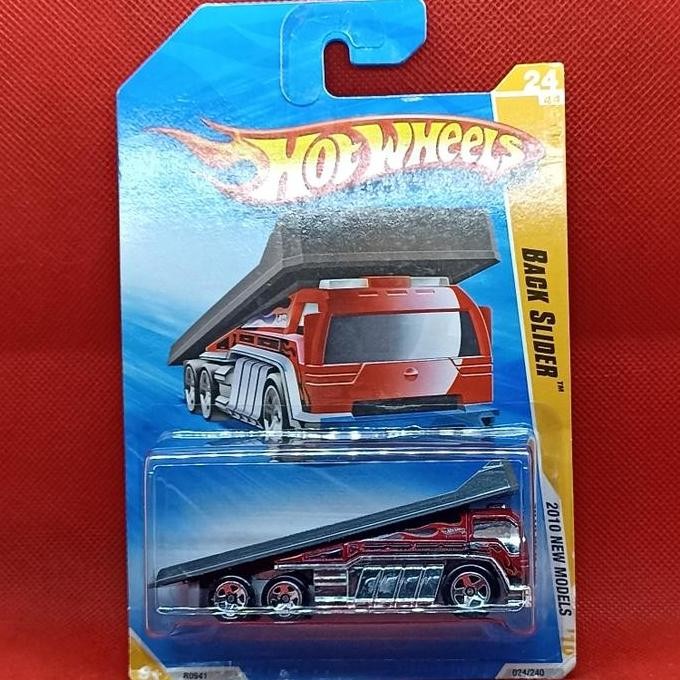 Hot Wheels Back Slider Towing Truck (US1012) Card AKTA