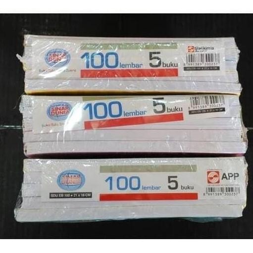 

SALE! BUKU TULIS SINAR DUNIA SIDU 100 LEMBAR - 1PAK