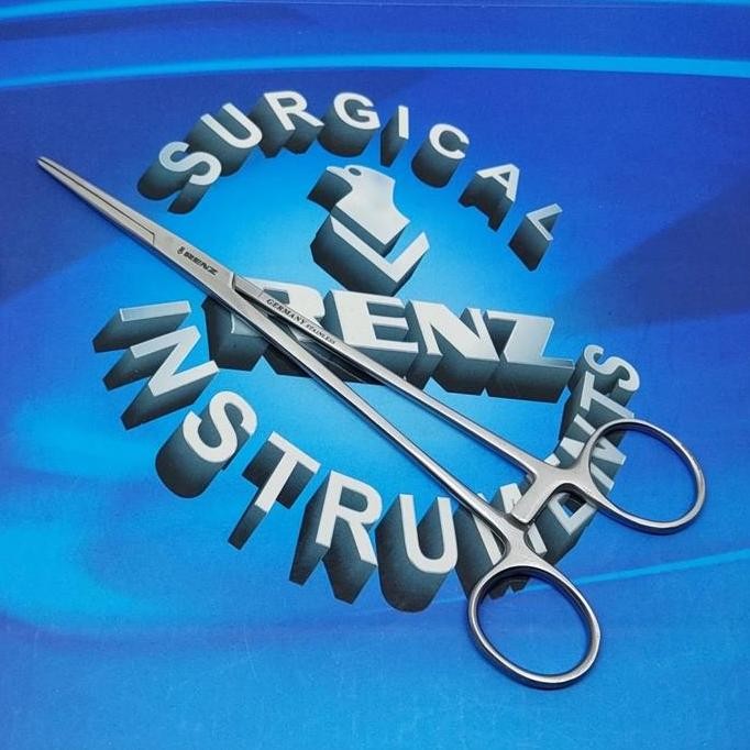 baru alat medis halsted mosquito haemostatic forcep str/lurus 21cm -renz