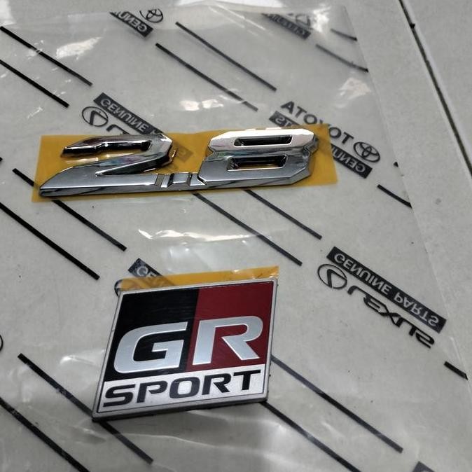 emblem logo GR sport 2.8 Fortuner original CRHOME