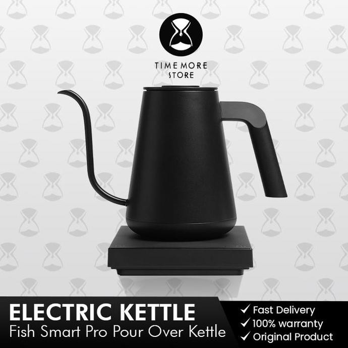 Timemore Fish Smart PRO Electric Coffee Kettle 900ml Teko Kopi Listrik