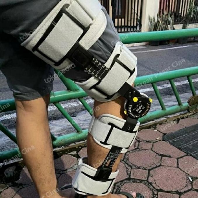 post op knee brace penyangga lutut pasca operasi