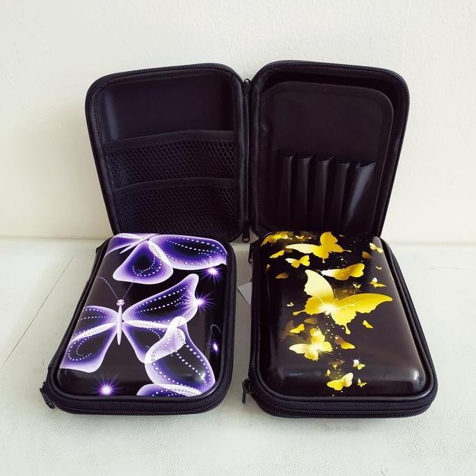 

ASB Hard Pencil Case / HPO Kotak Pensil model smiggle desain Butterfly