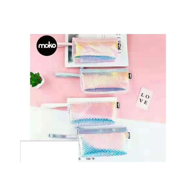 

ASB PENSIL CASE KOTAK PENSIL MOTIF SISIK IKAN HOLOGRAM 2751