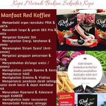 

ready stock Red koffe kopi merah Arminadaily 1set 25g