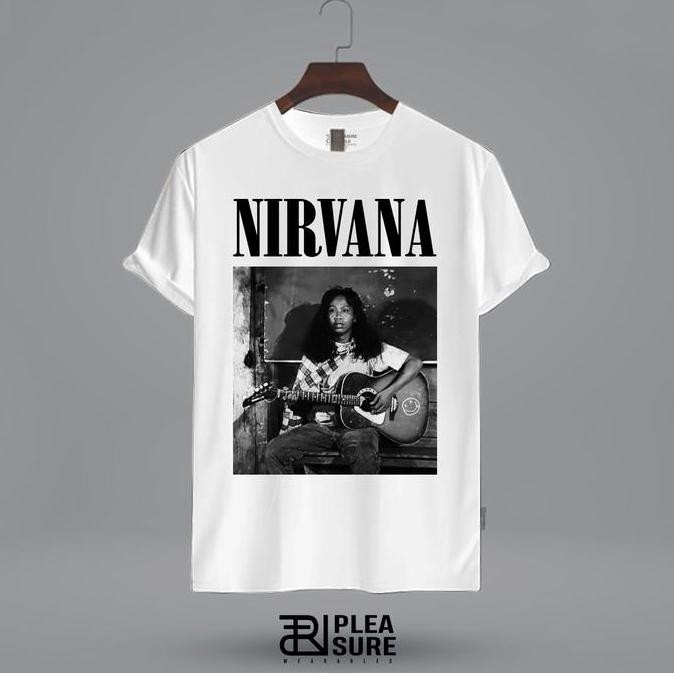 ready stock Kaos Band Nirvana x Mandra | Baju Mandra Nirvana| Pleasure World