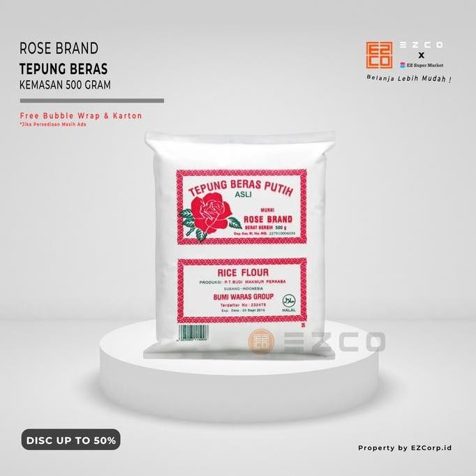 

Terlaris Rose Brand Tepung Beras Kemasan 500 Gram