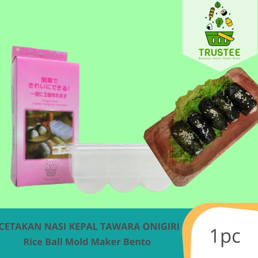 

Promo! Ow42 Cetakan Nasi Kepal Silinder Tawara Onigiri Rice Ball Mold Maker Bento Premium Viral