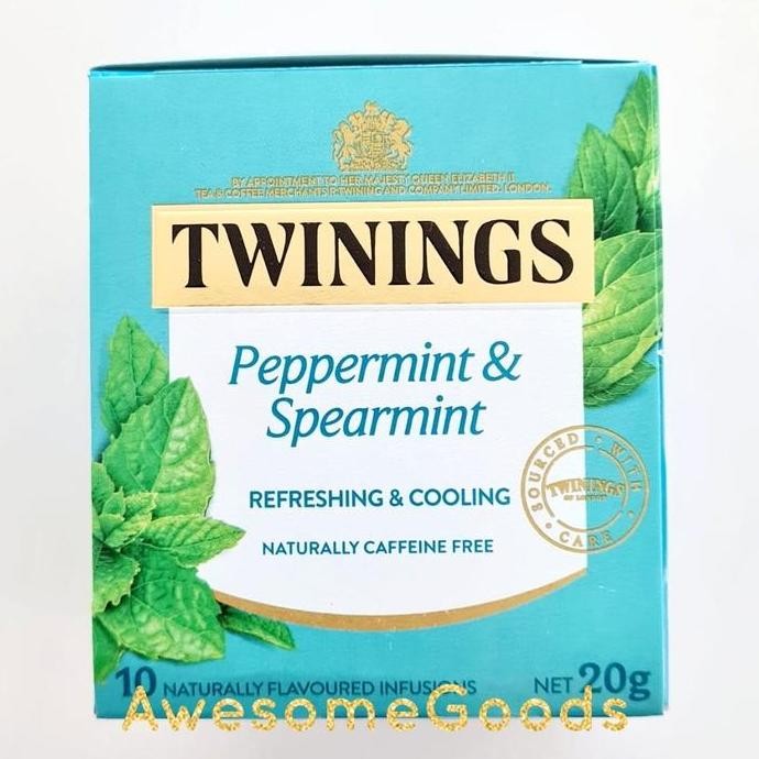 

ready stock Twinings Peppermint & Spearmint 10 Tea Bags