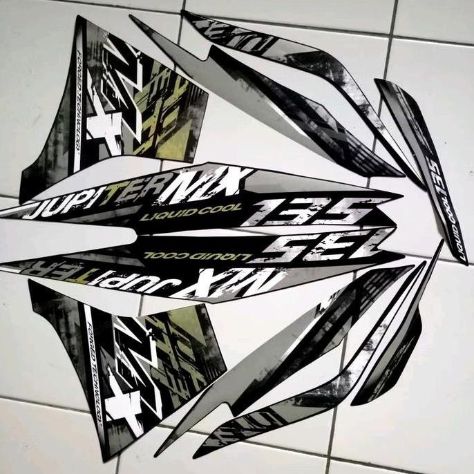 Stiker Striping Motor Yamaha MX New 135 2014 Full Body Standar Berkualitas Motorcycle striping mx ne