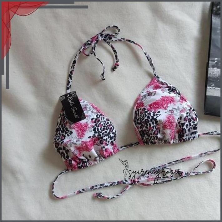 BK 3302 R LORENG PINK - BIKINI SEGITIGA CELANA BOXER HOT SALE