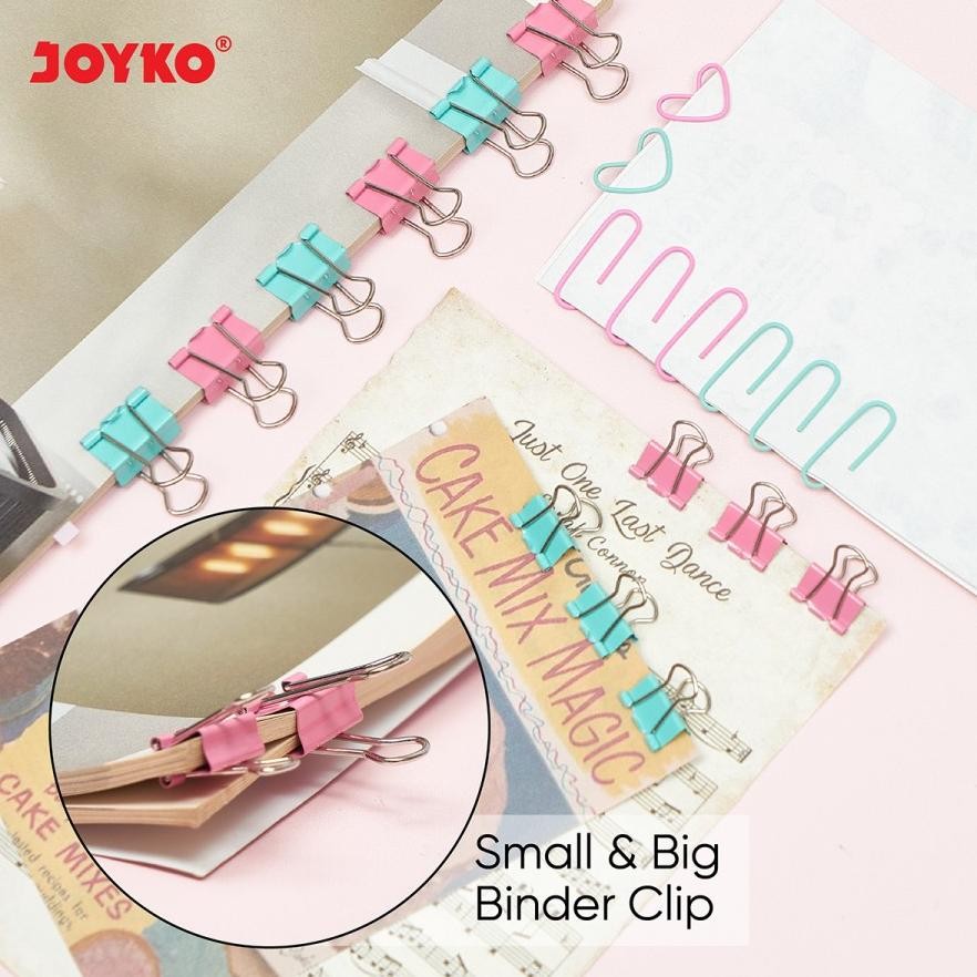 

hj-64 m-4 Joyko Clip Set CLIP-470 ~ 471 / Kombinasi Klip Push Pin Binder Set / Penjepit Kertas Set Sale Murah