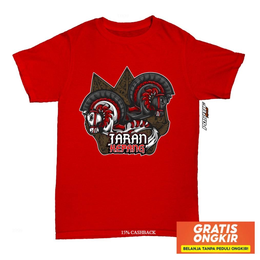 Baju Kaos Anak Jaran Kepang Jaranan Bantengan Senterewe Distro Katun Original