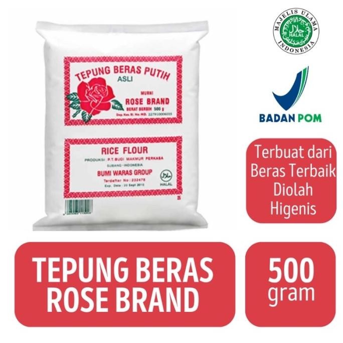 

Terlaris Tepung Beras Putih Rose Brand [500Gr]
