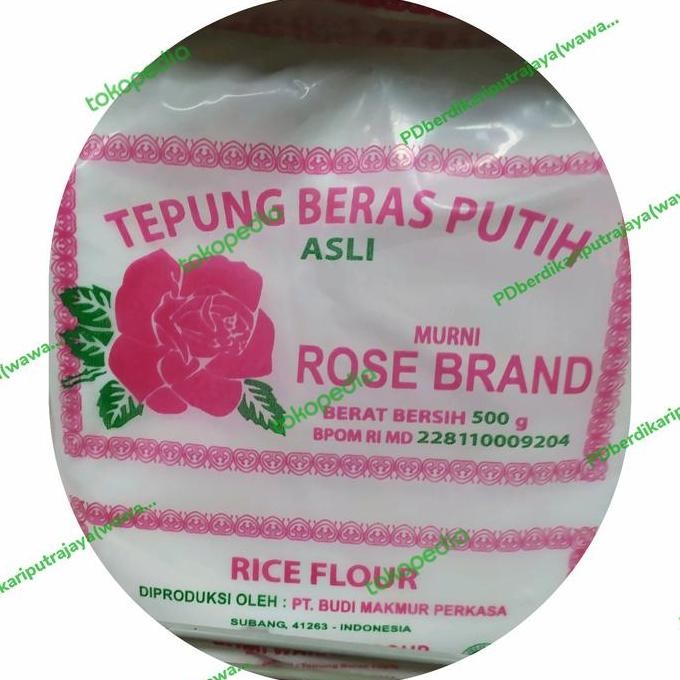 

Terlaris Tepung Beras Rosebrand 500Gram