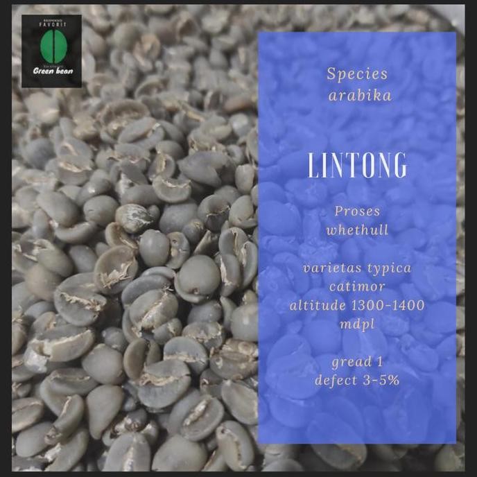 

ready stock green bean / biji kopi arabika lintong 1kg - wethull