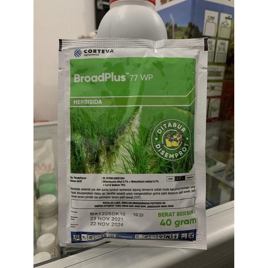 

Terlaris Herbisida Padi Broadplus 77 Wp Allyplus 40 Gr