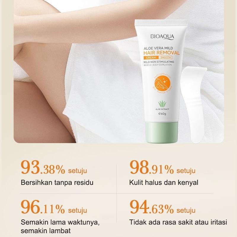 Pembersih Bulu Ketiak Dan Miss V Perontok Bulu Ketiak Perontok Kumis Permanen 60G Perontok Bulu Perm