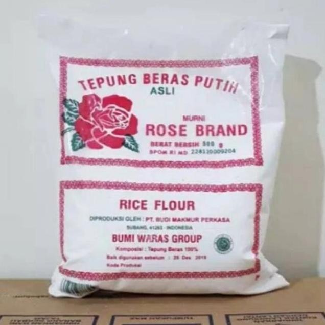 

Terlaris Tepung Beras Rose Brand 500Gram